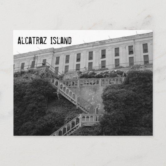 Alcatraz-gevangenis Briefkaart (Voorkant)