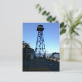 alcatraz guard toren briefkaart (Staand voorkant)