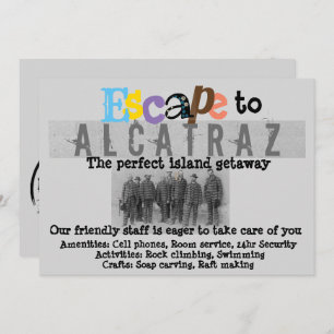 Alcatraz Invitation Kaart