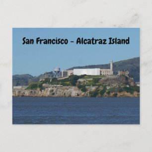 Alcatraz Island - Briefkaart van San Francisco