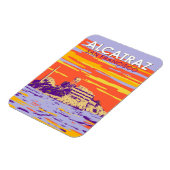 Alcatraz Island San Francisco Travel Art  Magneet (Linkerzijde)