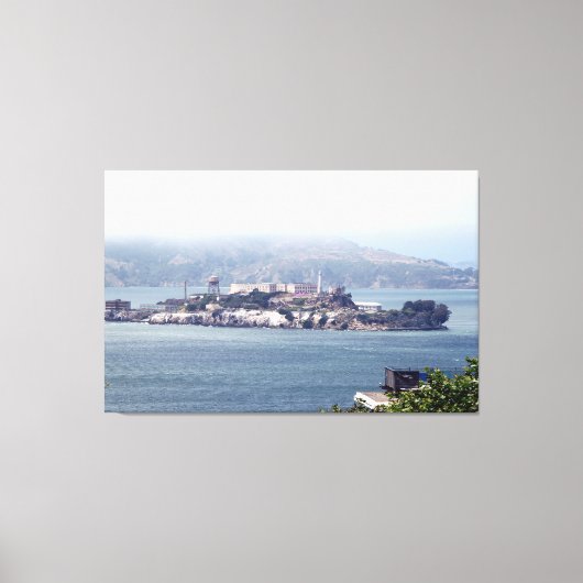 Alcatraz Island van de Bayside Front Canvas Art (Voorkant)