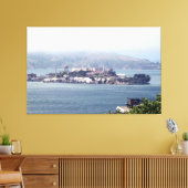 Alcatraz Island van de Bayside Front Canvas Art (Insitu (Woonkamer))
