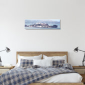 Alcatraz Island van het Bayside Panoramic Canvas (Insitu (Slaapkamer))