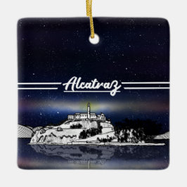 Alcatraz Keramisch Ornament