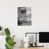 ALCATRAZ PENITENTIARY WATER TOWER POSTER (Thuiskantoor)