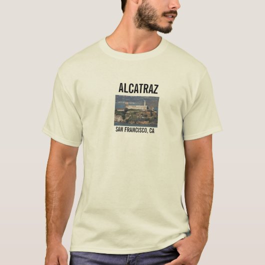 ALCATRAZ, SAN FRANCISCO, CA T-SHIRT (Voorkant)
