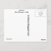 Alcatraz, San Francisco, Calif. Briefkaart (Achterkant)