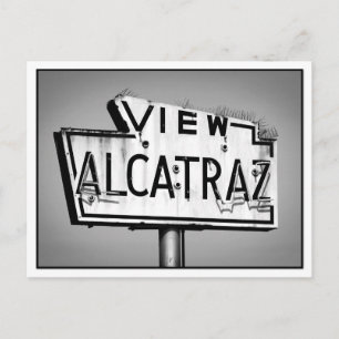 Alcatraz Sign Briefkaart