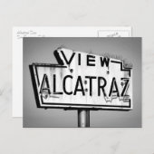 Alcatraz Sign Briefkaart (Voorkant / Achterkant)