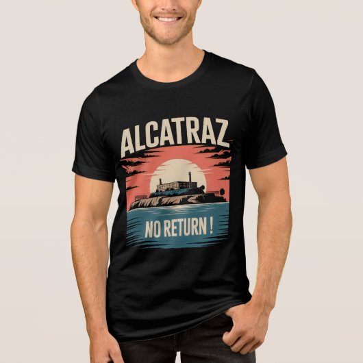 Alcatraz. Tri-Blend Shirt (Voorkant)