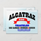 Alcatraz Triathlon Briefkaart (Voorkant / Achterkant)