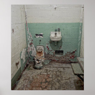 Alcatraz Vandalized Cell Poster