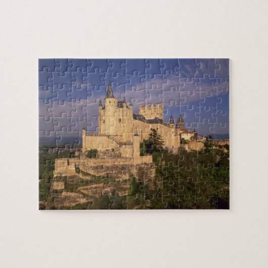 Alcazar en kathedraal, Segovia, Castilla León Legpuzzel (Horizontaal)