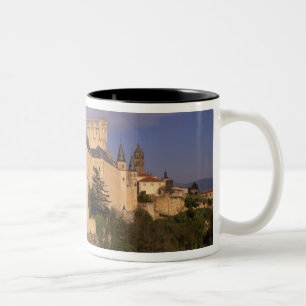 Alcazar en kathedraal, Segovia, Castilla León Tweekleurige Koffiemok