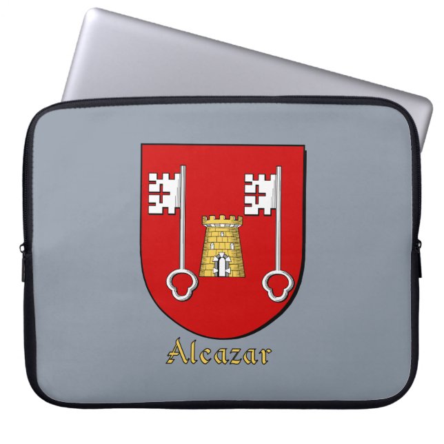Alcazar Family Shield Laptop Sleeve (Voorkant)