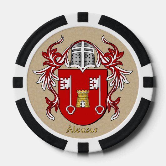 Alcazar Heraldic Arms Pokerchips (Voorkant)