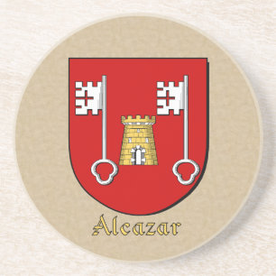 Alcazar Heraldic Shield Zandsteen Onderzetter