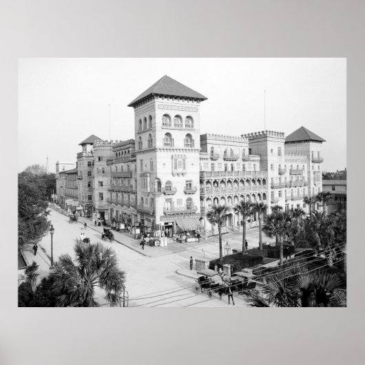 Alcazar Hotel, St Augustine, Florida, 1903 Poster (Voorkant)