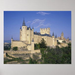 Alcazar, Segovia, Castilla León, Spanje Poster