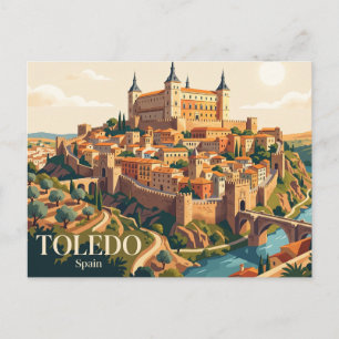 Alcazar van Toledo Spanje Briefkaart