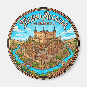 Alcázar van Toledo Spanje Magneet