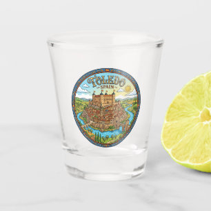 Alcázar van Toledo Spanje Shot Glas