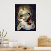 Alchemical Angel 2 ART PRINT gothic fairy nautilus (Keuken)