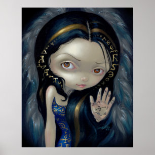 Alchemical Angel 5 ART PRINT gothic fairy alchemie