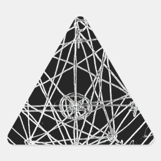 Alchemical transmutation art driehoek sticker