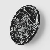 Alchemical transmutation art ronde klok (Hoek)