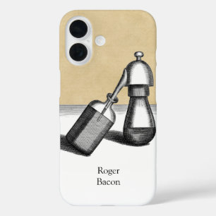 Alchemie Alembische kolf met naam iPhone 16 Hoesje