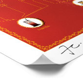 ALCHEMIE DE THÉ, ROUGE, affiche 16"X20" (Coin)