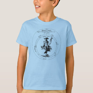 Alchemie en Mercurius met Caduceus T-shirt