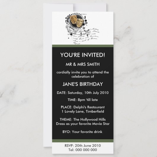 Alchemie van Acting Kaart (Voorkant)