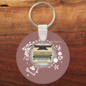 Alchemie van schrijfmachines sleutelhanger (Voorkant)