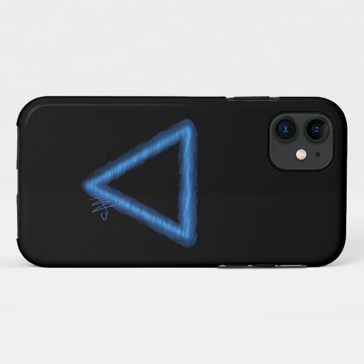 Alchemiesymbool golvend waterelement Case-Mate iPhone case (Achterkant (horizontaal))