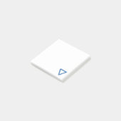 Alchemiesymbool golvend waterelement post-it® notes (Schuin)