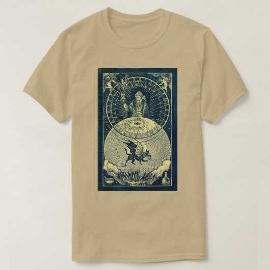 Alchemisch kunstwerk 1 t-shirt (Design voorkant)