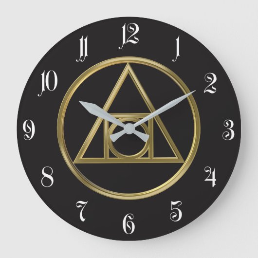 Alchemisch symbool grote klok (Voorkant)