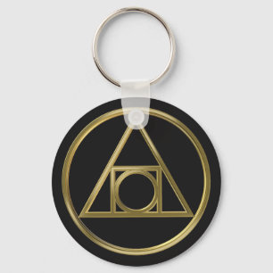 Alchemisch symbool sleutelhanger