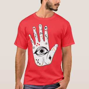 Alchemische hand t-shirt