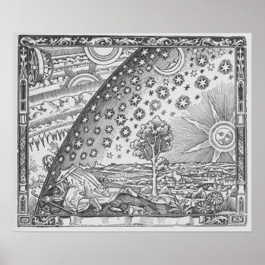  alchemische illustratie poster (Voorkant)