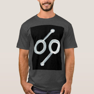 Alchemische symbolen Dag Nacht Omgekeerd T-shirt