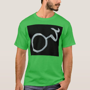 Alchemische symbolen Magnesium Vijf Omgekeerd T-shirt
