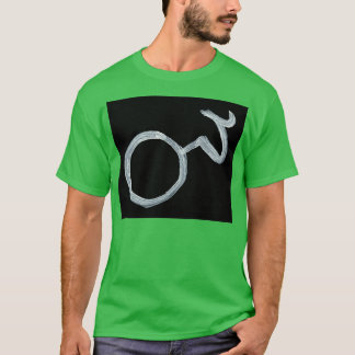 Alchemische symbolen Magnesium Vijf Omgekeerd T-shirt