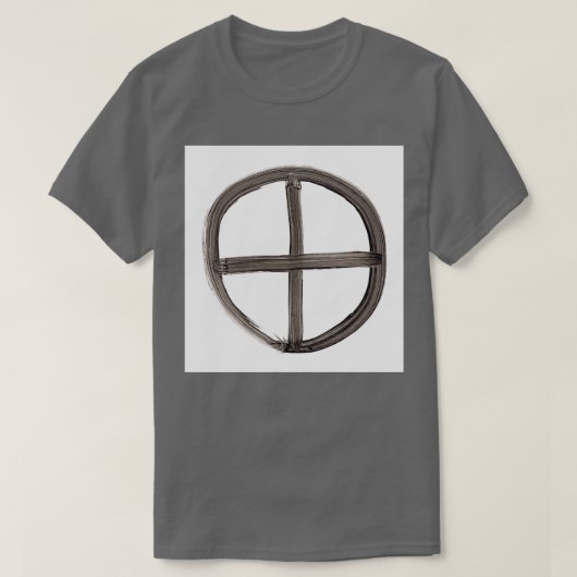 Alchemische symbolen Terra T-shirt (Design voorkant)