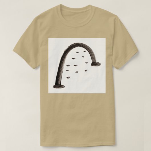 Alchemische symbolen Winter T-shirt (Design voorkant)