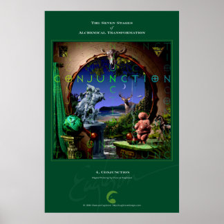 Alchemische transformaties 4: verbinding poster