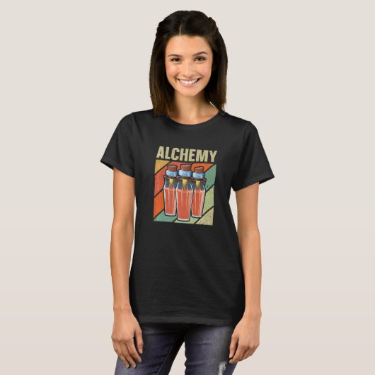 Alchemist Alchemy Potion Chemistry Magic L T-shirt (Voorkant volledig)